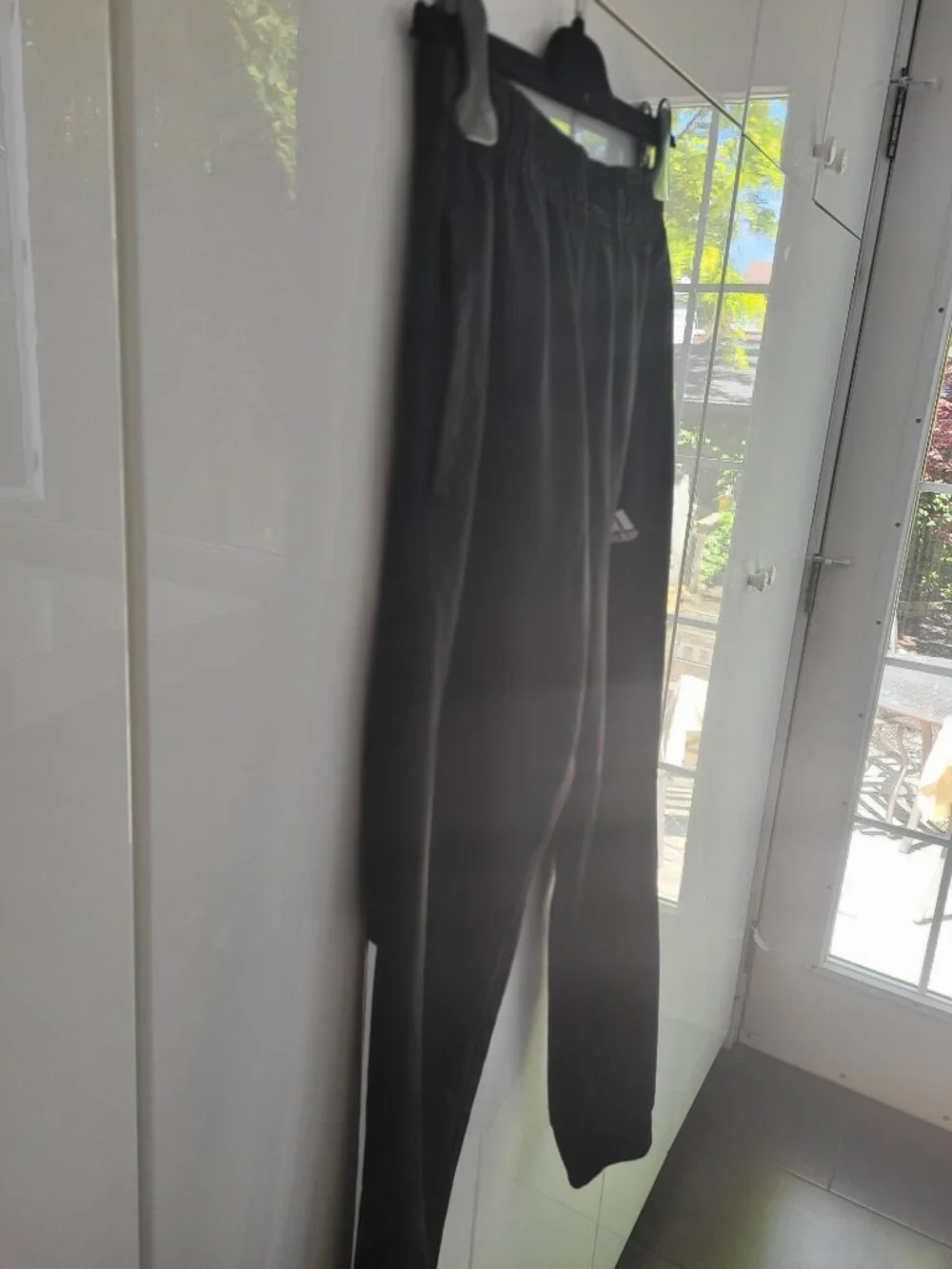 Adidas Boys Black Track Pants Size M - Picture 4 of 4